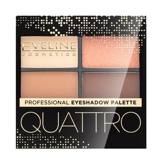Eveline Quattro Professional Eyeshadow Palette paletka očních stínů 1 3,2 g