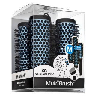 Olivia Garden MultiBrush Set 4 x 36 mm kartáč na vlasy